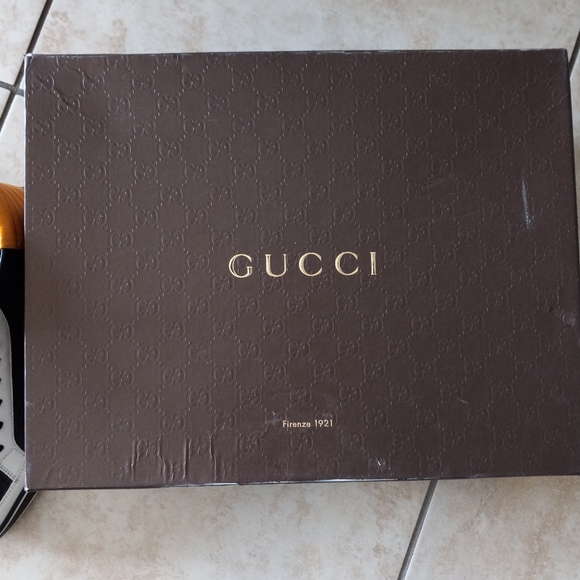 Gucci Supreme Monogram Limited Edition High Top Sneakers SZ 9G Code 3921… - Picture 16 of 16